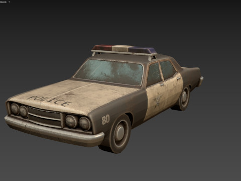 Car Police 3D Model