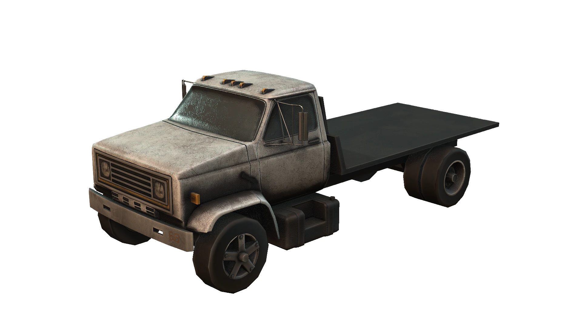 Truck 3D Model .c4d .max .obj .3ds .fbx .stl .blend