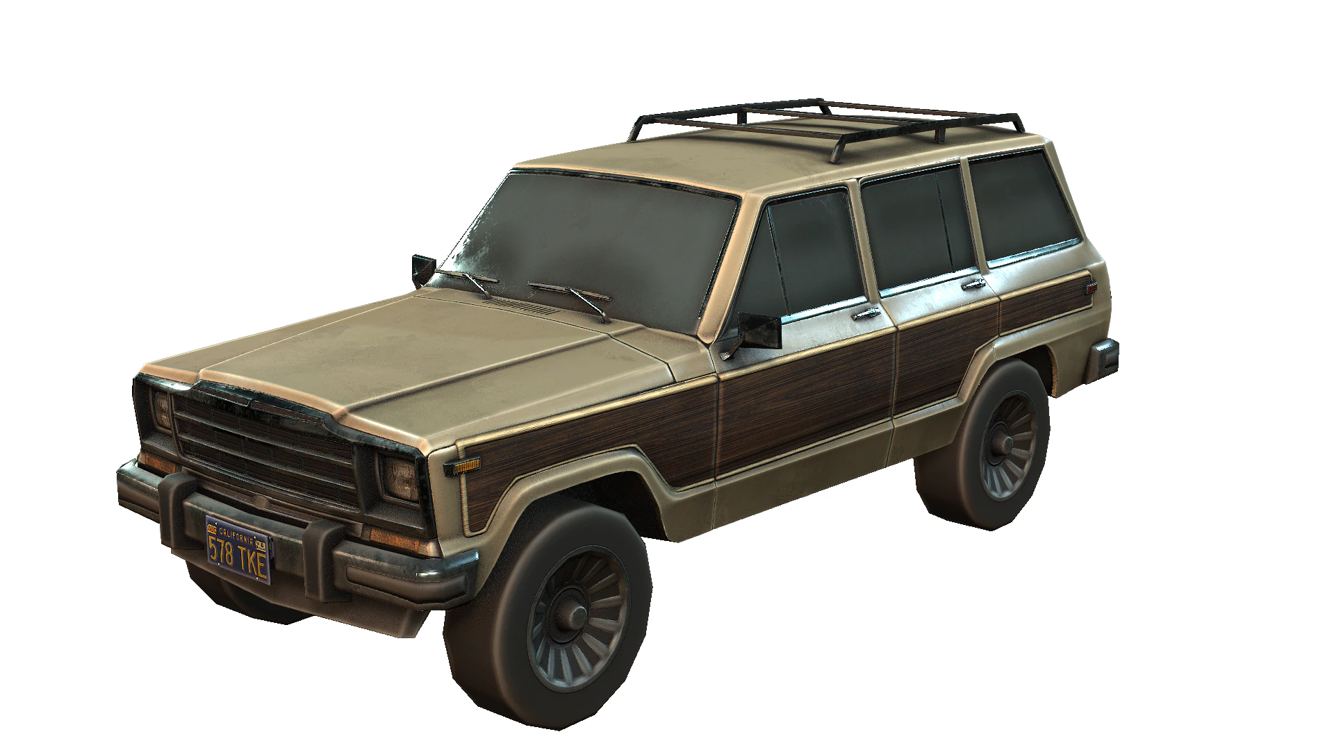 Jeep Wagoneer 3D Model .c4d .max .obj .3ds .fbx .stl .blend