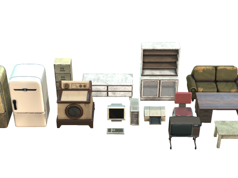 Debris Furniture Modelo 3D