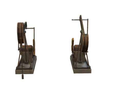 Oil Pumpjack 3D Model