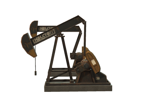 Oil Pumpjack 3D मॉडल