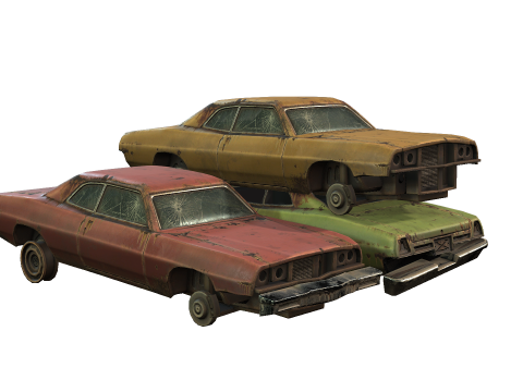 Wreck Stack 3D Model