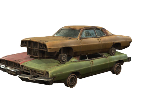 Wreck Stack 3D Model