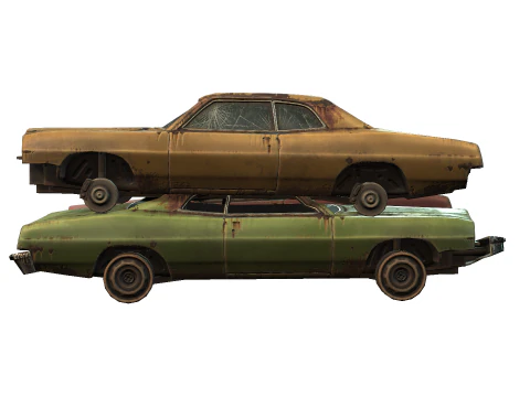 Wreck Stack 3D Model