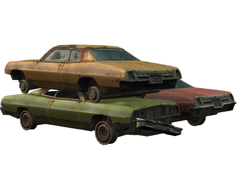 Wreck Stack 3D Model