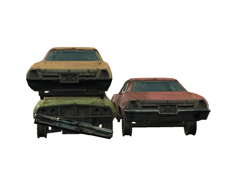 Wreck Stack 3D Model