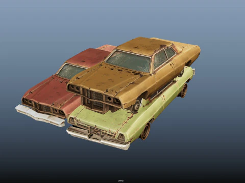 Wreck Stack 3D Model