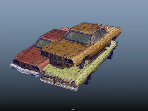 Wreck Stack 3D Model
