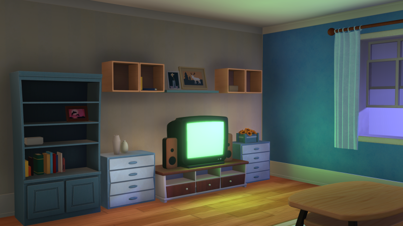 Cartoon House 3D Model .c4d .max .obj .3ds .fbx .stl .blend 