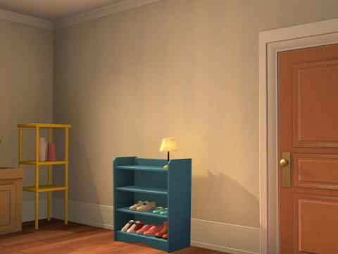 Cartoon House 3D Model