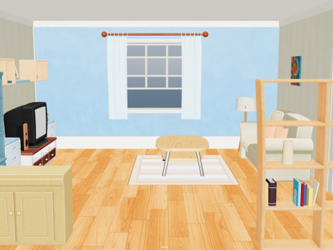 Cartoon House 3D Model