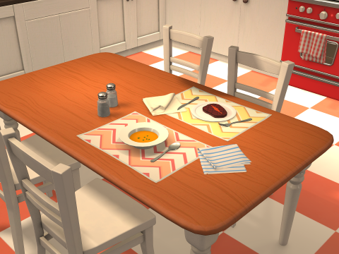 Cartoon Kitchen 3D Model
