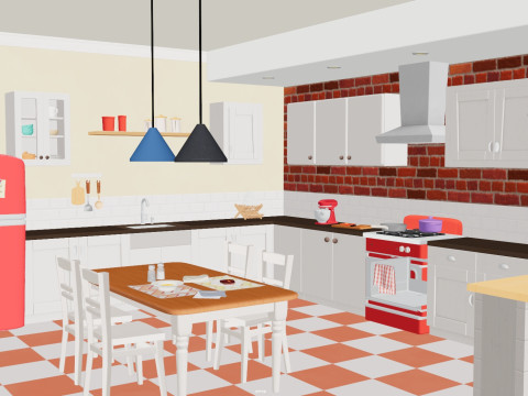 Cartoon Kitchen 3D Model