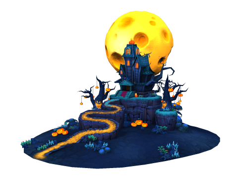 Halloween Castle Modelo 3D