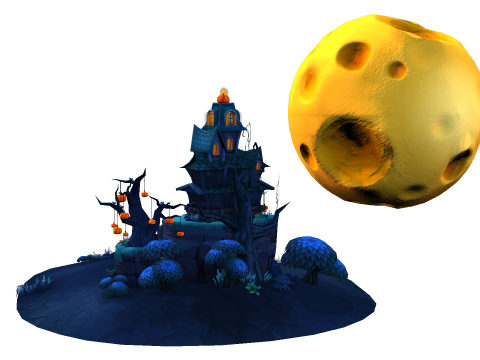 Halloween Castle Modelo 3D