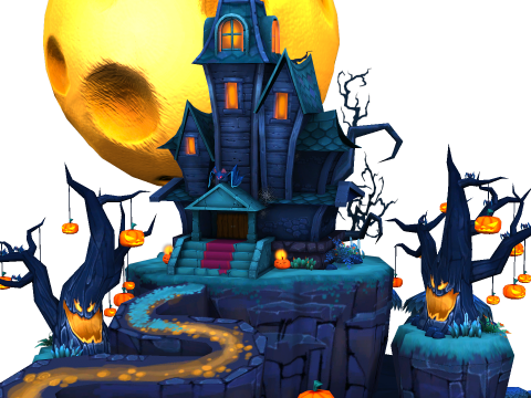 Halloween Castle Modelo 3D