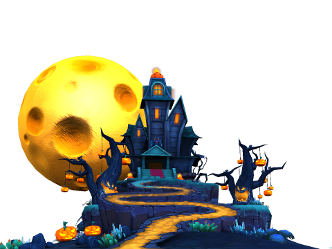 Halloween Castle Modelo 3D