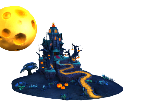 Halloween Castle Modelo 3D
