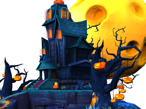 Halloween Castle Modelo 3D