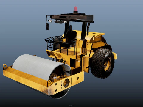 Steamroller 3D Model