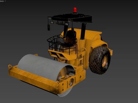 Steamroller 3D Model