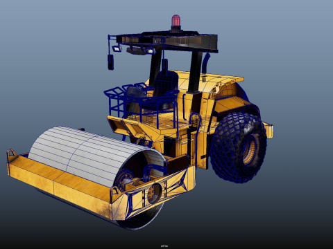 Steamroller 3D 모델