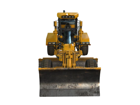 Motorgrader 3D Modell