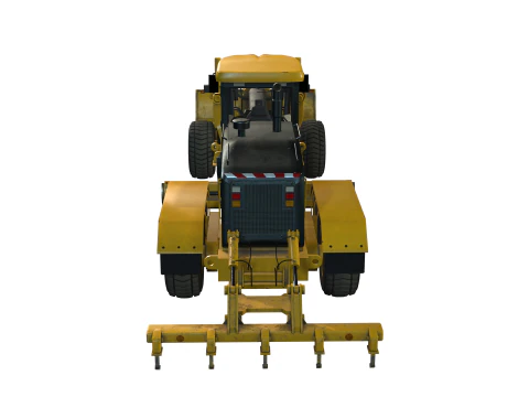 Motor Grader 3D Model