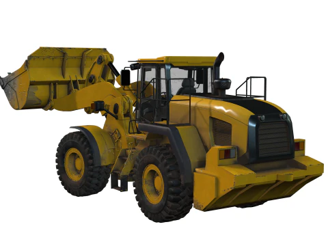 Wheel Loader 3D Model