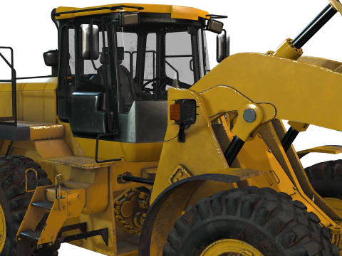 Wheel Loader 3D Model