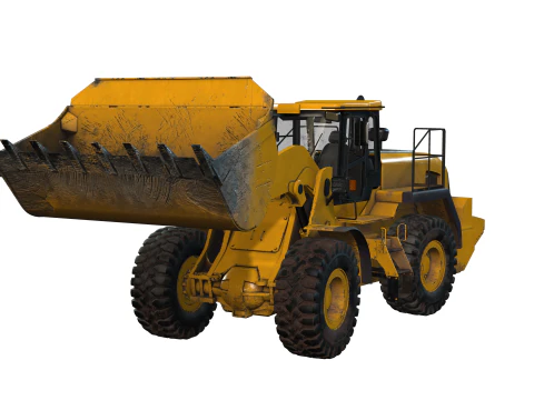 Wheel Loader 3D Model