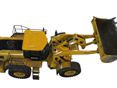 Wheel Loader 3D Model
