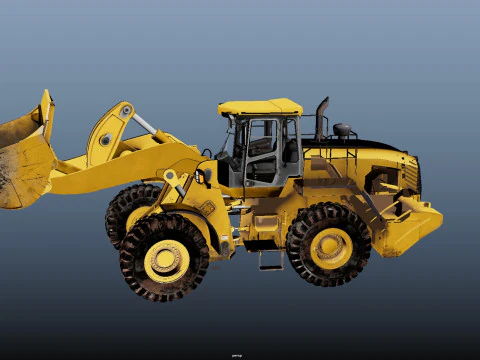 Wheel Loader 3D Model