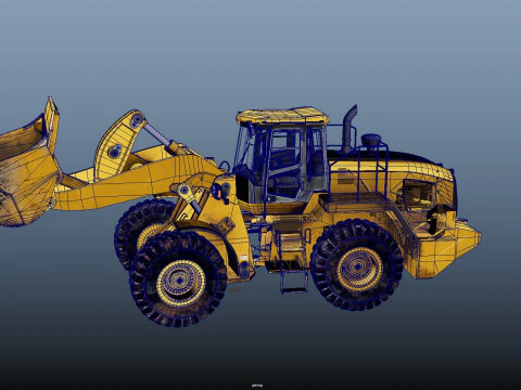 Wheel Loader 3D Model