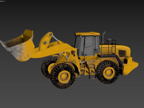 Wheel Loader 3D Model