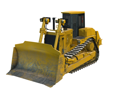Bulldozer 3D Model