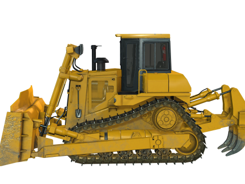 Bulldozer 3D Model