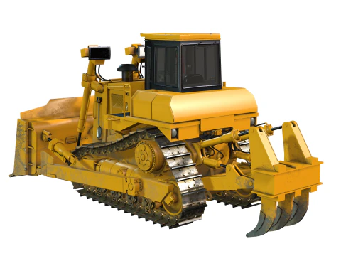 Bulldozer 3D Model