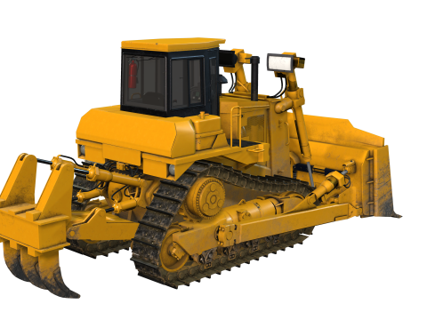 Bulldozer 3D Model