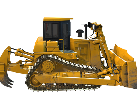 Bulldozer 3D Model