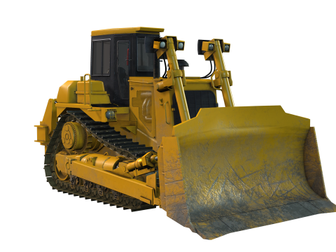 Bulldozer 3D Model
