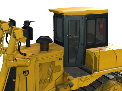 Bulldozer 3D Model