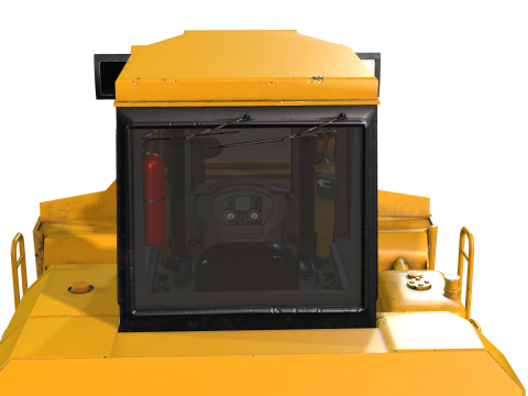 Bulldozer 3D Model