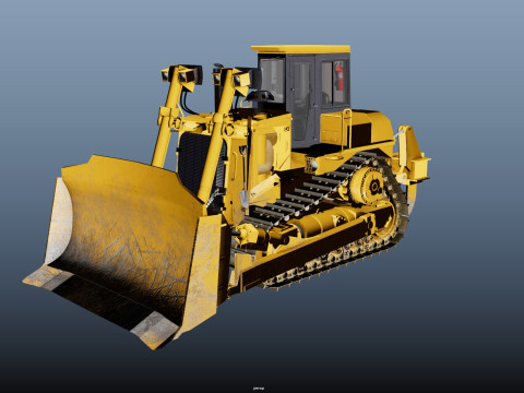 Bulldozer 3D Model