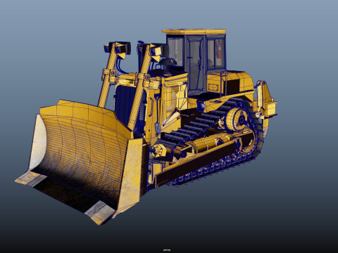 Bulldozer 3D Model