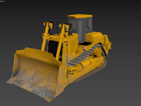 Bulldozer 3D Model