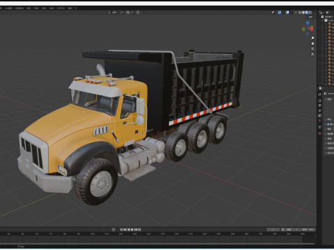 Dump Truck Modello 3D