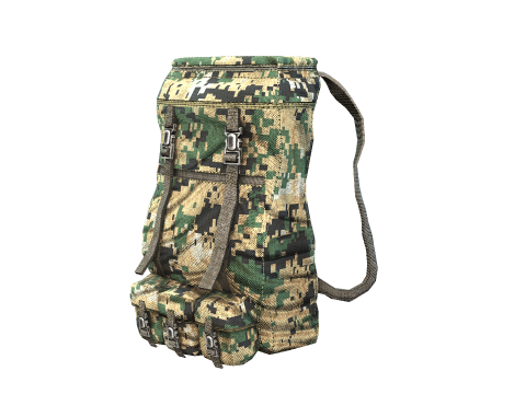 Military Backpack 3D Model