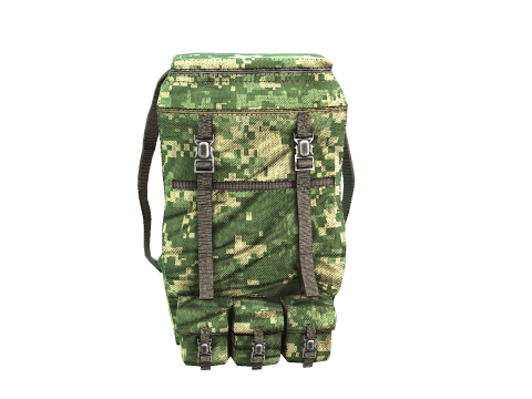 Military Backpack 3D Model